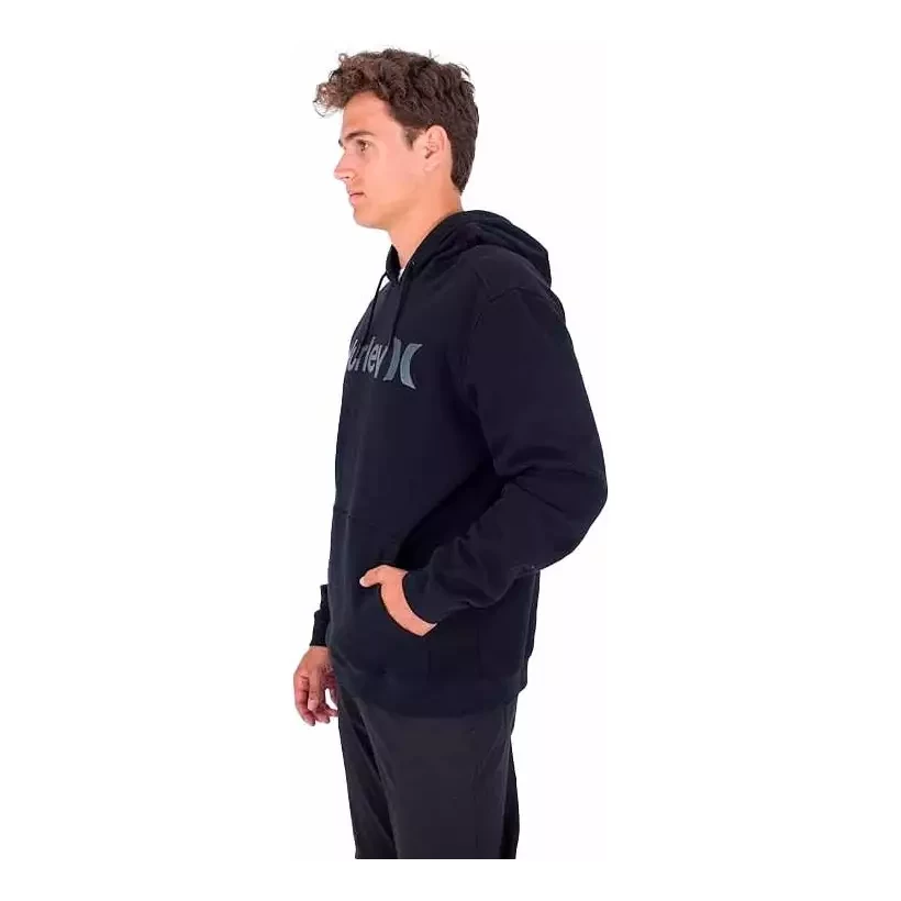 Sudadera Hurley Solid Fleece Black