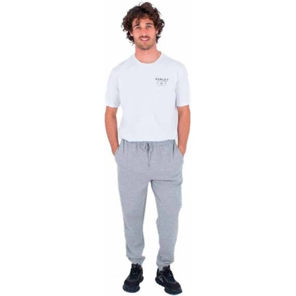 Pantalon de chandal Hurley Solid Fleece jogger Dk Grey Htr