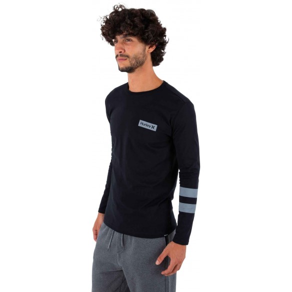 Hurley Oceancare Black Party Long Sleeve T-Shirt