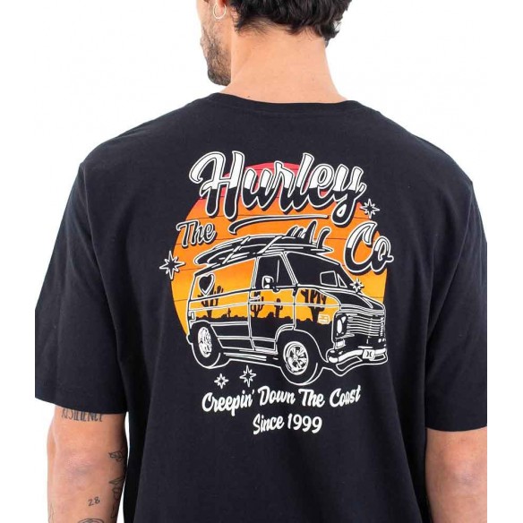 Camiseta Hurley Everyday Creepin´ Black