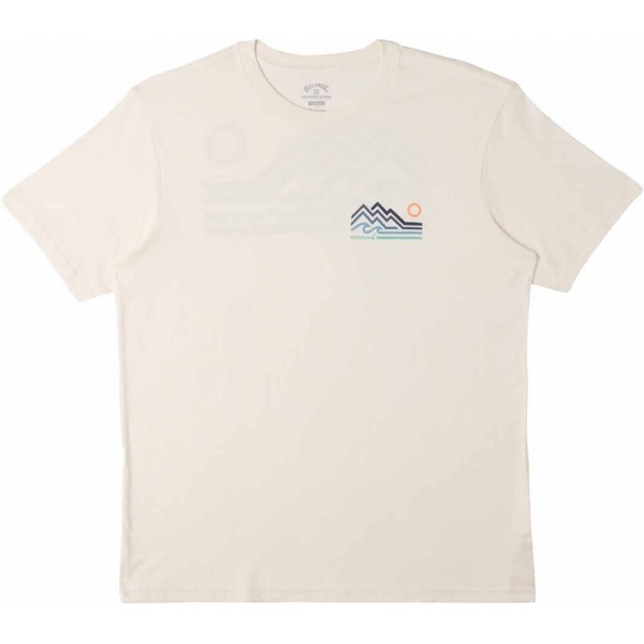 Camiseta Billabong Range Off White Boy