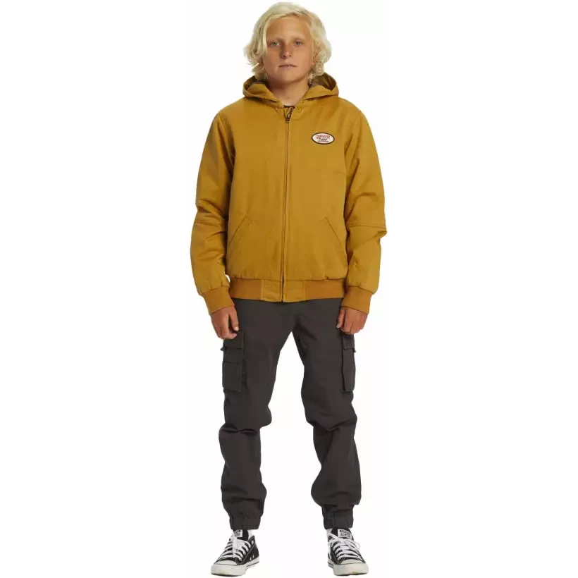 Jacket Quiksilver let´s go to school Youth Bone brown