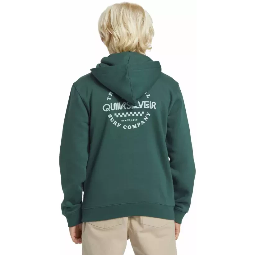 Suéter Quiksilver Graphic Zip Youth Forest