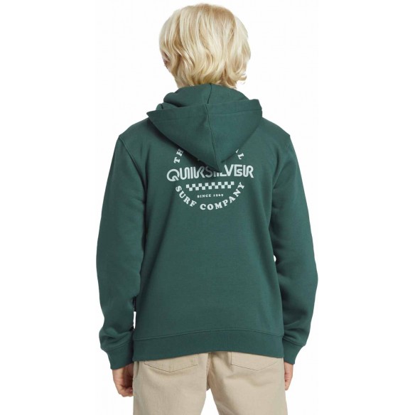 Sweat-shirt Quiksilver Graphic Zip Youth Forest