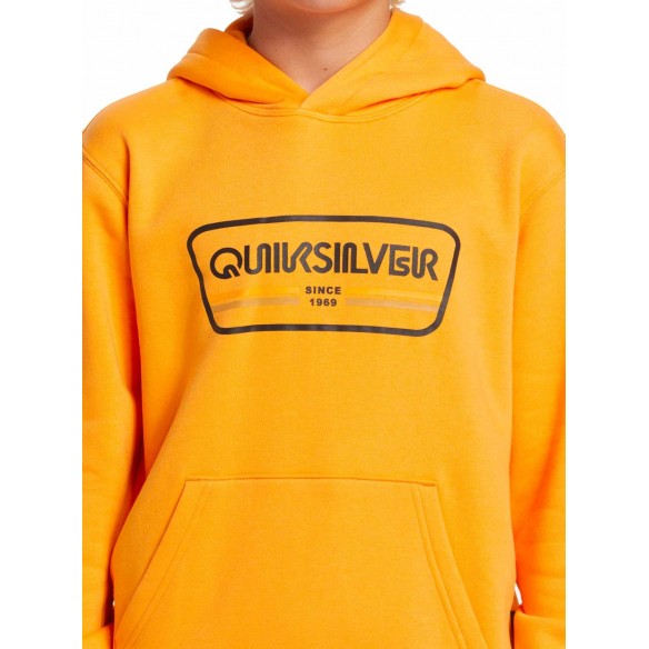 Sweat-shirt Quiksilver Graphic Youth Hoodie Orange