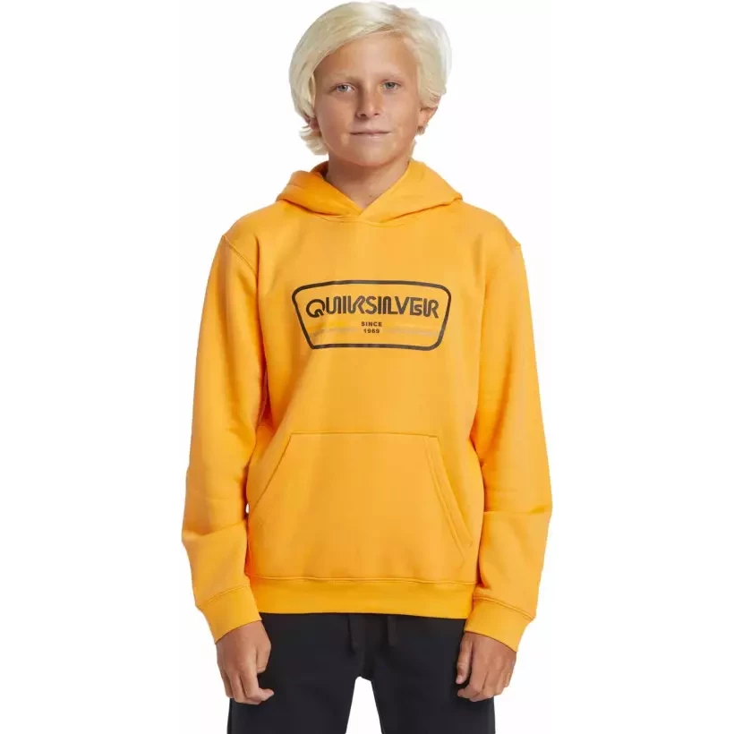 Sweat-shirt Quiksilver Graphic Youth Hoodie Orange