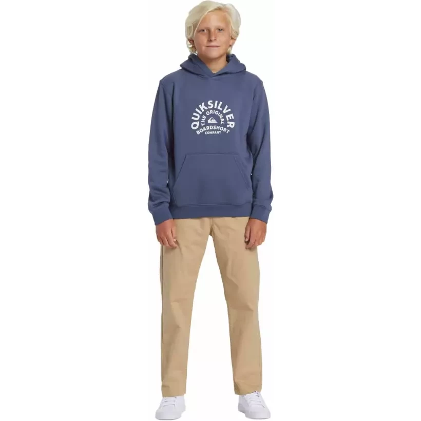 Felpa Quiksilver Graphic Youth Hoodie Vintage Indigo
