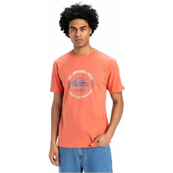 T-Shirt quiksilver Floating around Beige