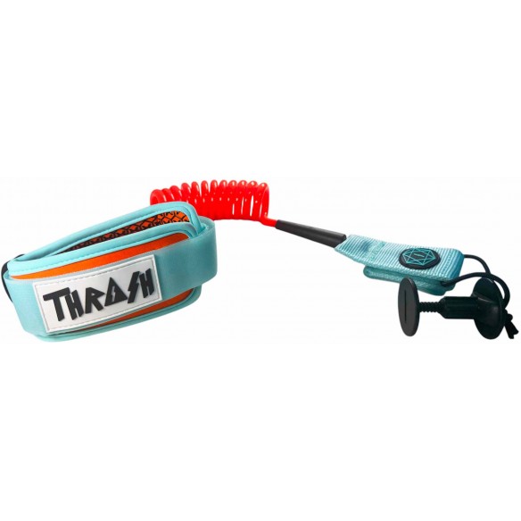 Leash bodyboard Thrash 8mm Hive DK Serie Aqua/Orange Leash bodyboard Thrash 8mm Hive DK Serie Aqua/Orange