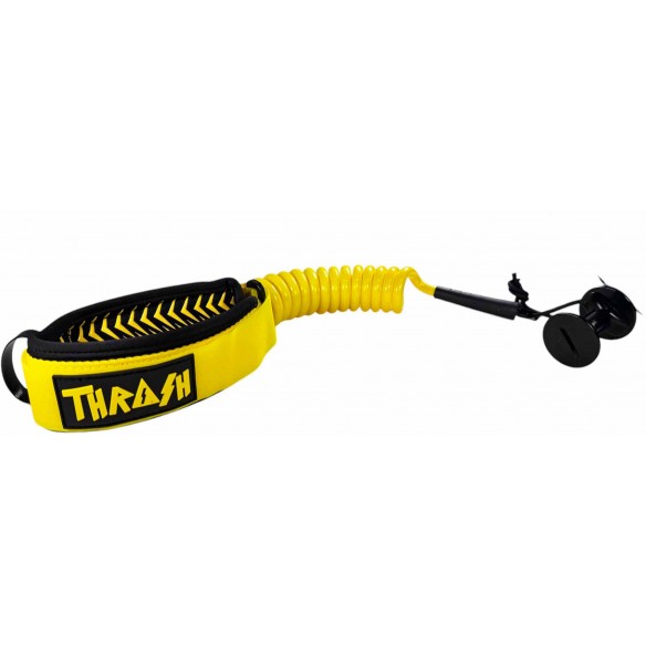 Leash de bodyboard Thrash Biceps V-Grip XL Yellow/Black