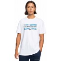 Tee Shirt quiksilver Floating around Beige