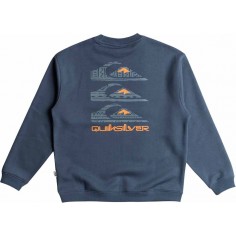 Sudadera Quiksilver Omni logo Hoodie Youth Nebulas Blue 2