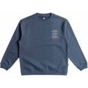 Suéter Quiksilver Omni logo Hoodie Youth Nebulas Blue