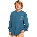 Suéter Quiksilver Omni logo Hoodie Youth Nebulas Blue