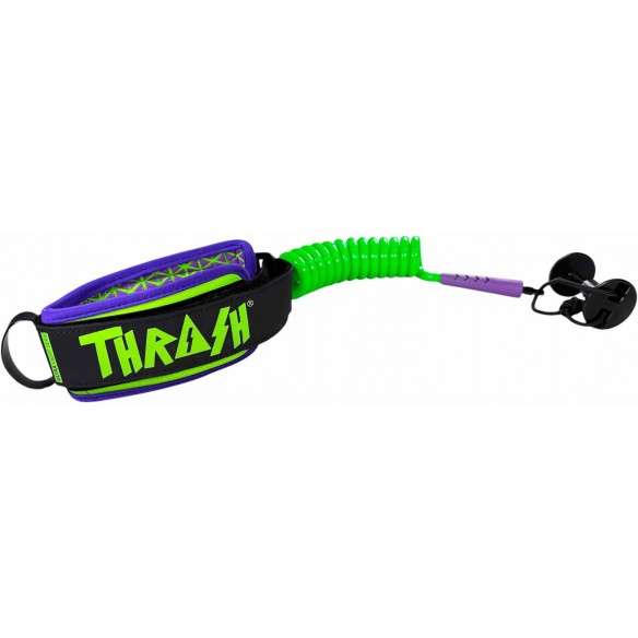 Leash de bodyboard Thrash 9mm Ultra Series Green/Purple Leash de bodyboard Thrash 9mm Ultra Series Green/Purple
