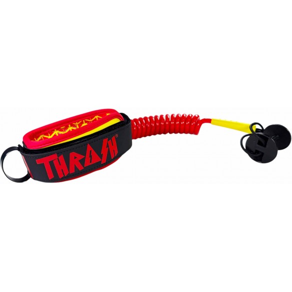 Leash für bodyboard Thrash 9mm Ultra Series Red/Yellow