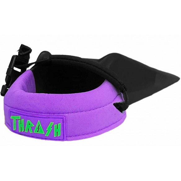 Leash de Palmes Thrash Heel Pad Purple/Green Leash de Palmes Thrash Heel Pad Purple/Green