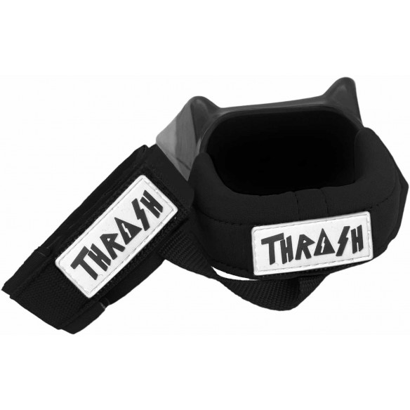 Sujeta aletas Thrash con Heel Pad Black/White