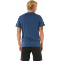 Rip Curl T-Shirt SURF PARADISE BADGE TEE Blue