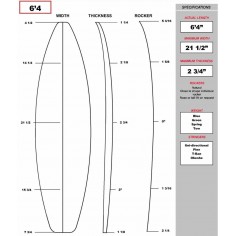 Prancha de foam X-Tra Shortboard 2