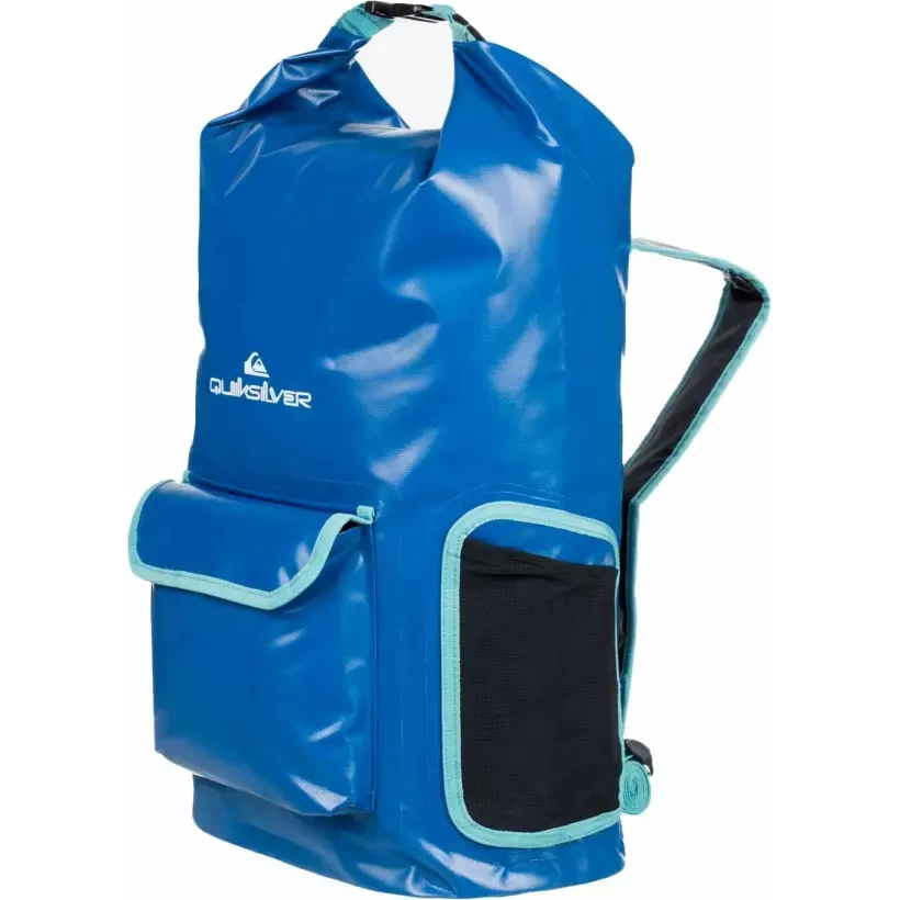 mochila impermeável quiksilver sea stash turquesa 22L
