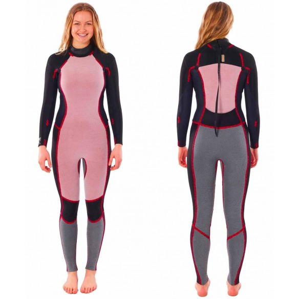 Fato Surf Rip Curl Dawn Patrol 4/3mm Womens BZ Navy