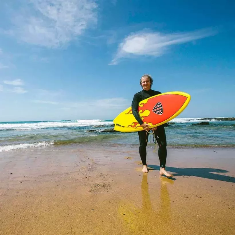 Planche de surf softboard Ocean & Earth MR Twin Fin Epoxy-Soft