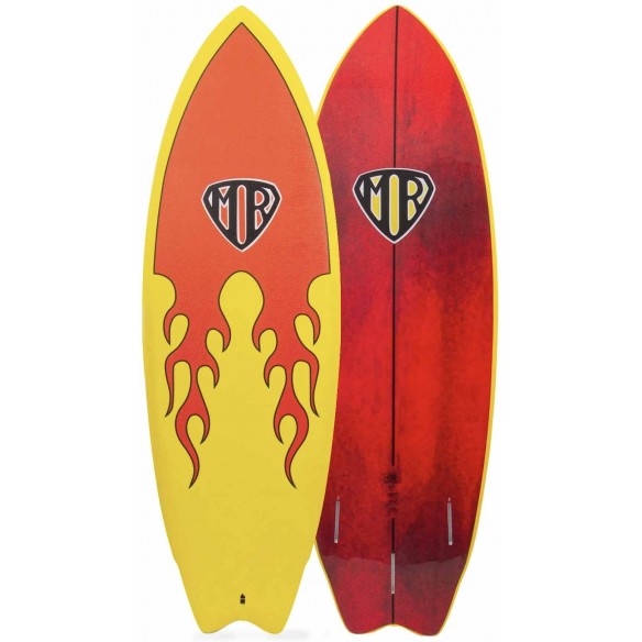 Softboard Ocean & Earth Bug MR Twin Fin Epoxy-Soft
