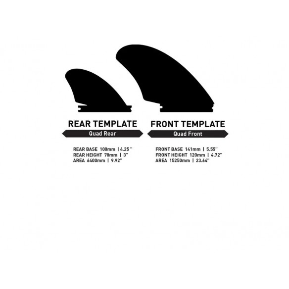 Finnen Firewire Machado Seaside Quad Fin