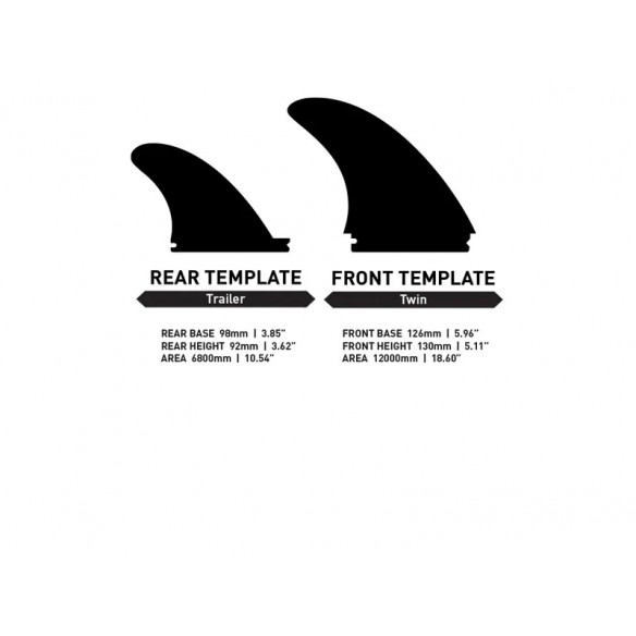 Quillas Firewire Machado 2+1 Fin Set