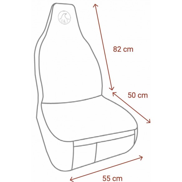 Capa de assento para carro Surflogic Universal Capa de assento para carro Surflogic Universal