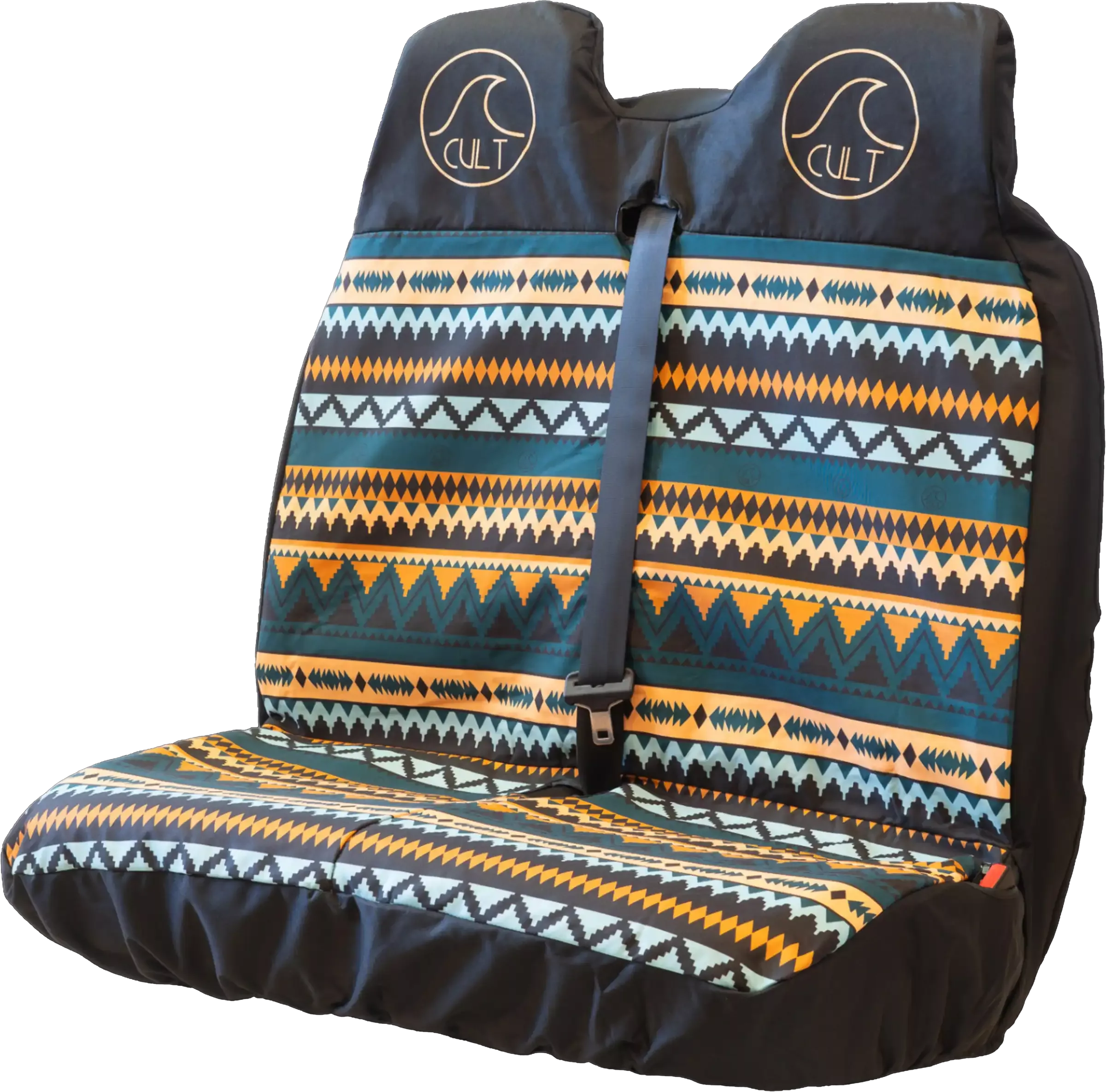 Coprisedili Auto Anteriori Bulopur In Stile Bohémien - Motivo Mandala Verde - Universali, Traspiranti, Con Ganci In Acciaio - Accessori Per Donna