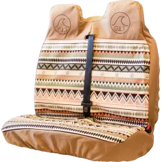 Capa de assento para carro Cult Universal Seat Cover Double Indi Brown