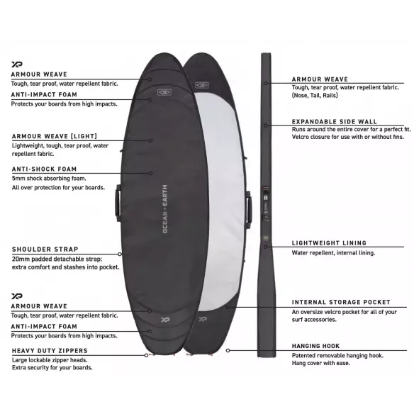 Boardbag Ocean & Earth HYPA Fish Boardbag Ocean & Earth HYPA Fish