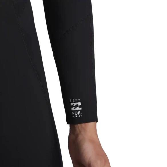 Combinaison Billabong Foil 3/2mm BZ Flat Lock Black Combinaison Billabong Foil 3/2mm BZ Flat Lock Black