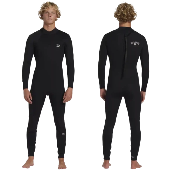 Combinaison Billabong Foil 3/2mm BZ Flat Lock Black Combinaison Billabong Foil 3/2mm BZ Flat Lock Black