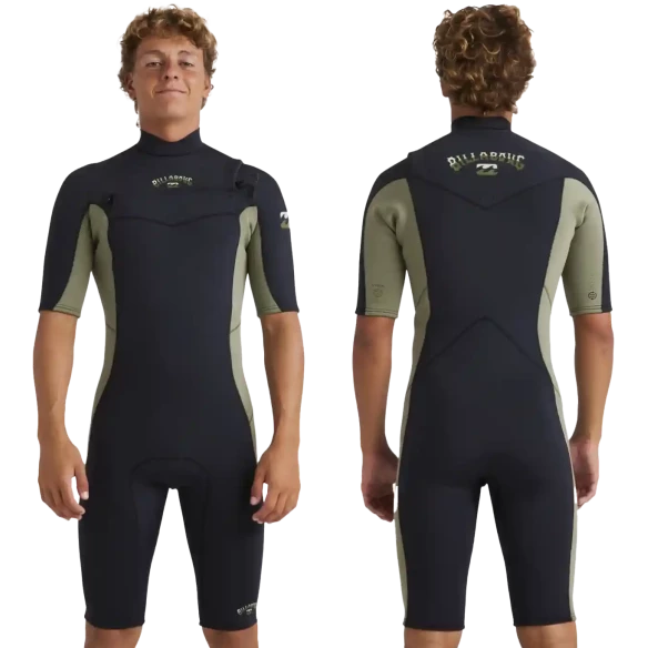 Fato Surf Billabong Absolute Natural 2/2mm CZ Flat Lock