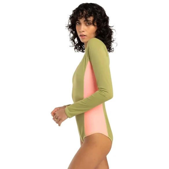 Maiô lycra Billabong Tropic bodysuit Avocado