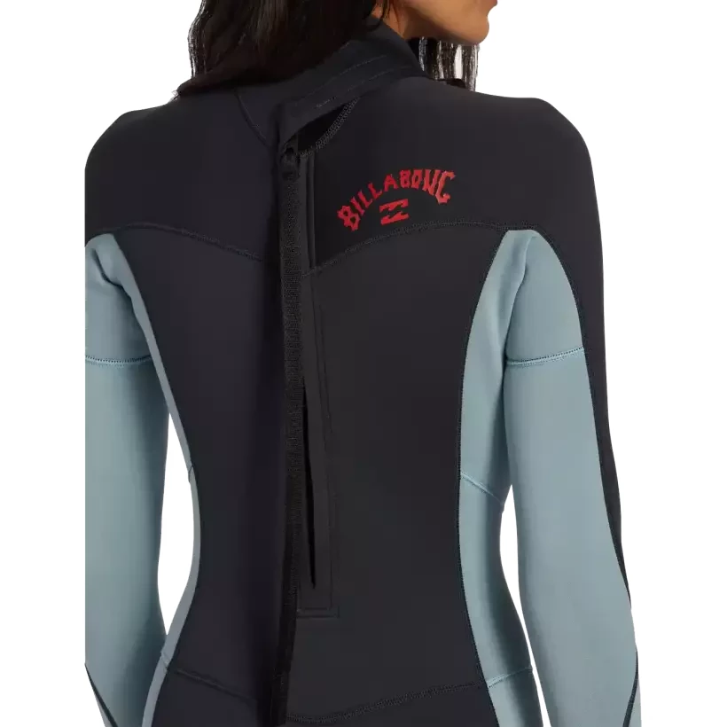 Pak wetsuit Billabong Foil women 3/2mm BZ Flat Lock Washed Black