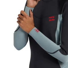 Pak wetsuit Billabong Foil women 3/2mm BZ Flat Lock Washed Black 2