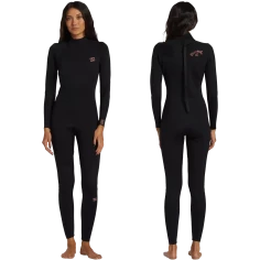 Muta surf Billabong Foil women 3/2mm BZ Flat Lock Black