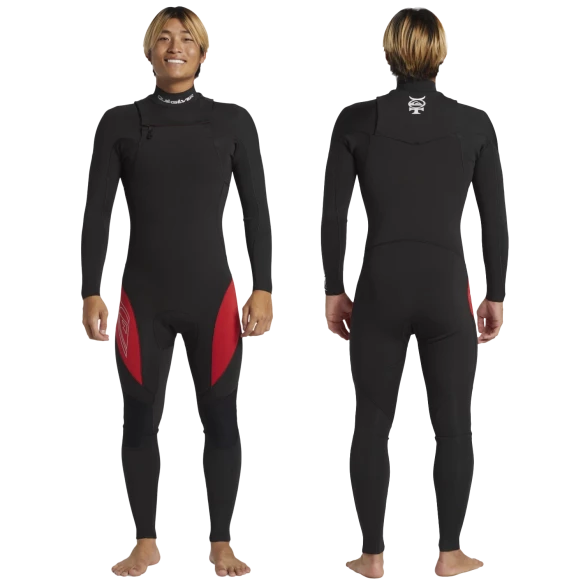 Fato Surf Quiksilver Mercury 3/2mm CZ High Risk Red