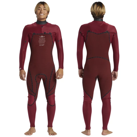 Fato Surf Quiksilver Mercury 3/2mm CZ High Risk Red