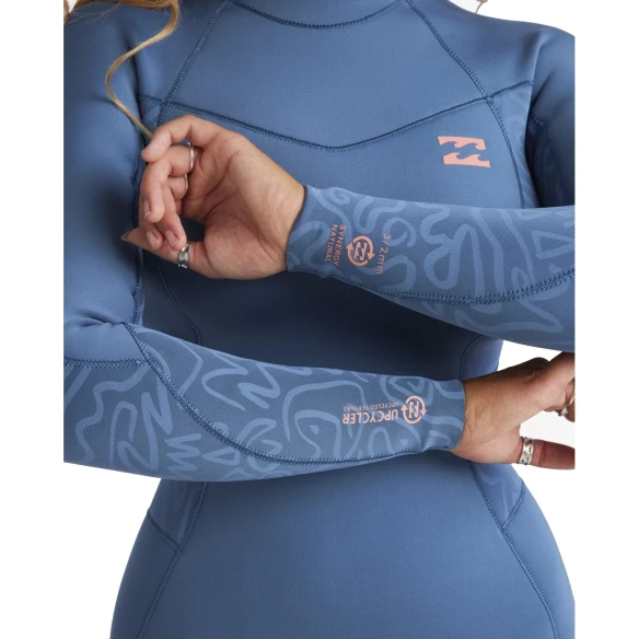 Wetsuit Billabong Synergy Natural 3/2mm BZ Tidal Blue Wetsuit Billabong Synergy Natural 3/2mm BZ Tidal Blue