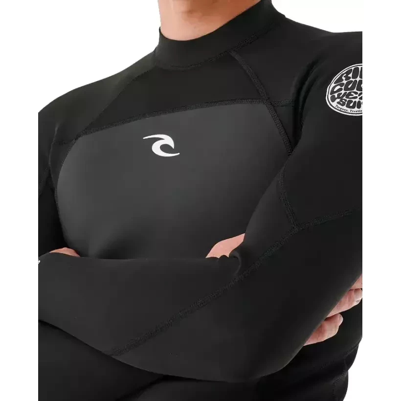 Top neopreen Rip Curl Omega Jacket LS Black