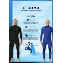 Neoprenanzug Rip Curl E-Bomb 4/3mm