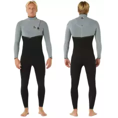 Fato Surf Rip Curl E-Bomb 3/2mm Zip Free Iced Grey