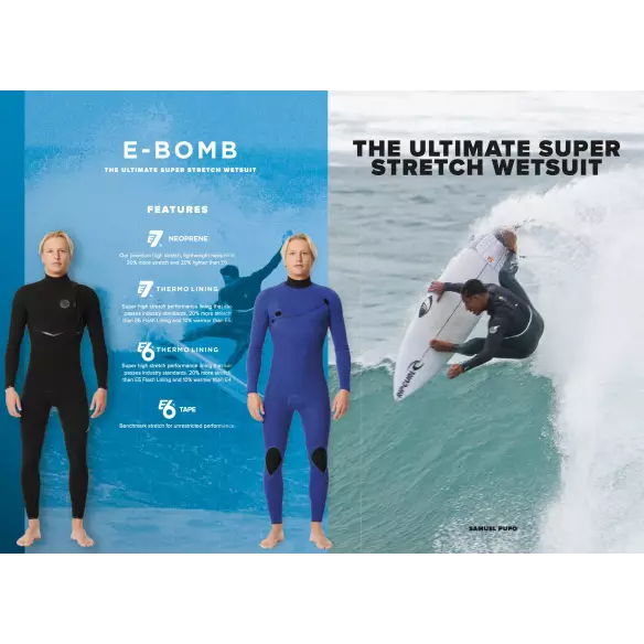 Traje de Neopreno Rip Curl E-Bomb 4/3mm