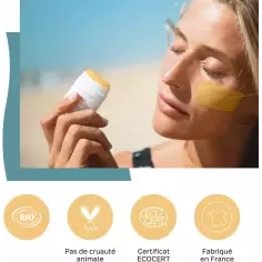 Evoa SPF50 suncream stick Yellow 2
