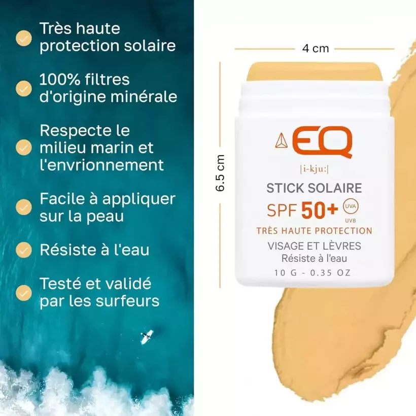 Evoa SPF50 suncream stick Yellow